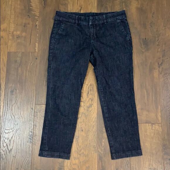 Kut From The Kloth Dark Denim Capri’s Jeans - Picture 1 of 6